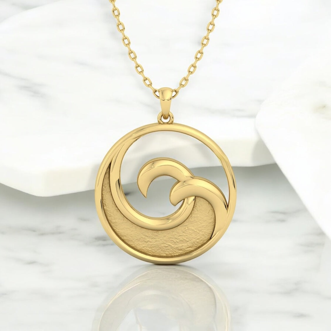 Wave Sterling Silver Necklace