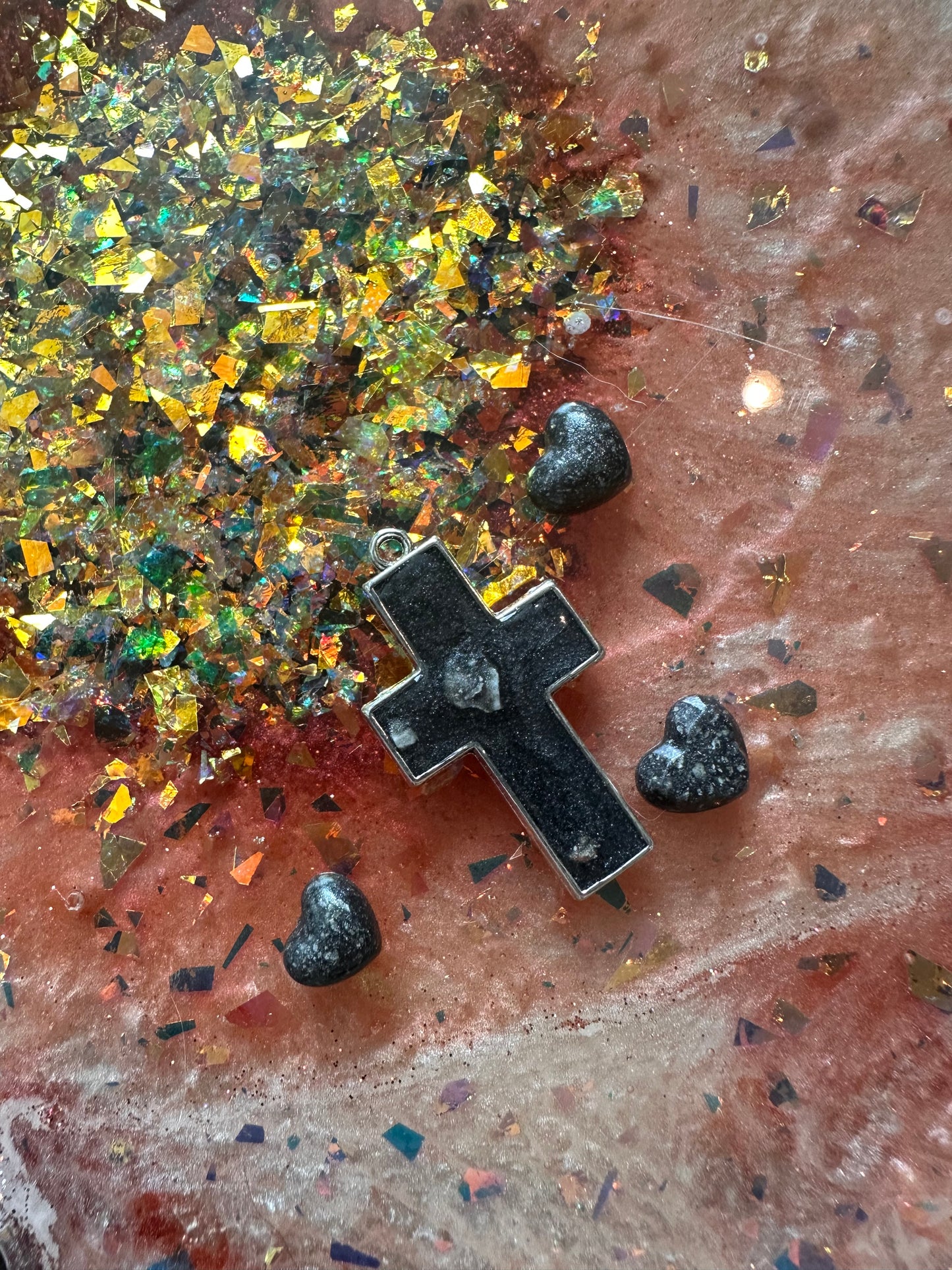Cross Big Sterling Silver Necklace