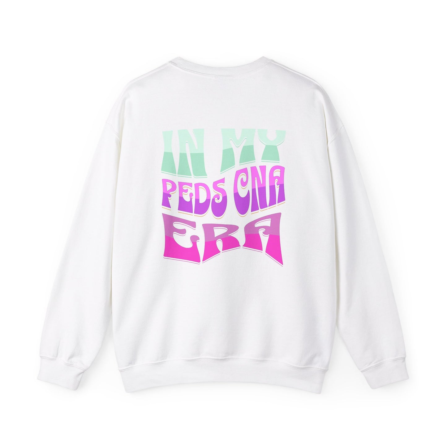 Crewneck Sweatshirt, In My Peds CNA Era, Certified Nursing assistant, Nurse Gift, Medical Sweatshirt, Healthcare Top, Nursing School Gift, CNA