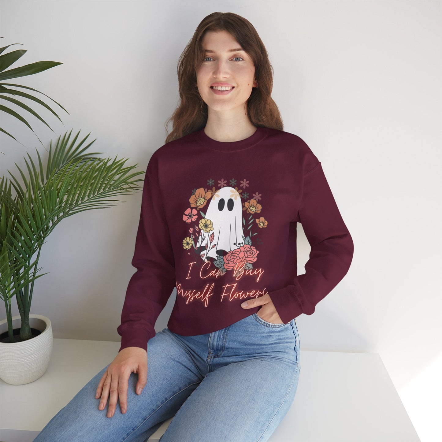 I can Buy myself Flowers Crewneck Sweatshirt