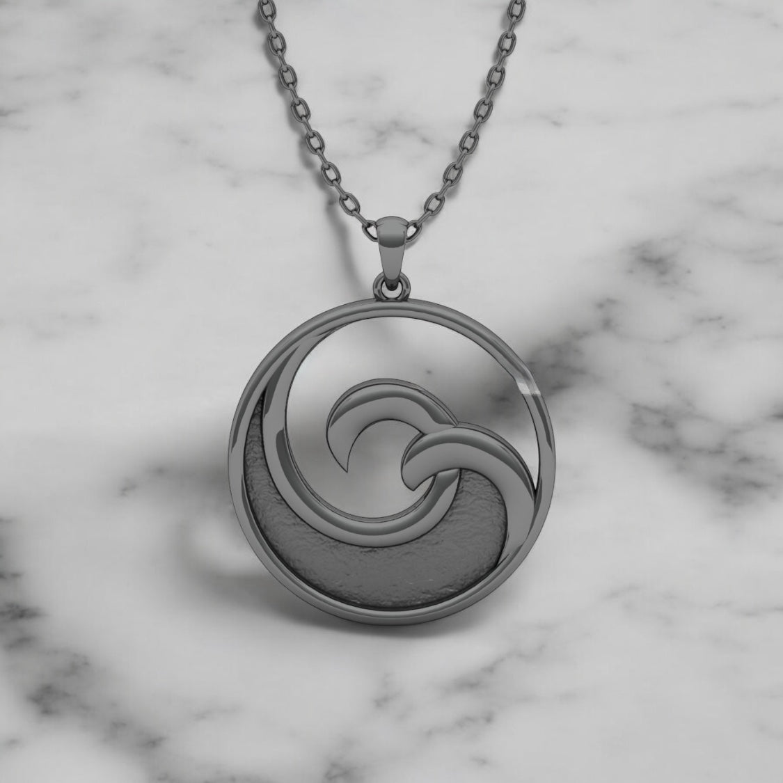 Wave Sterling Silver Necklace