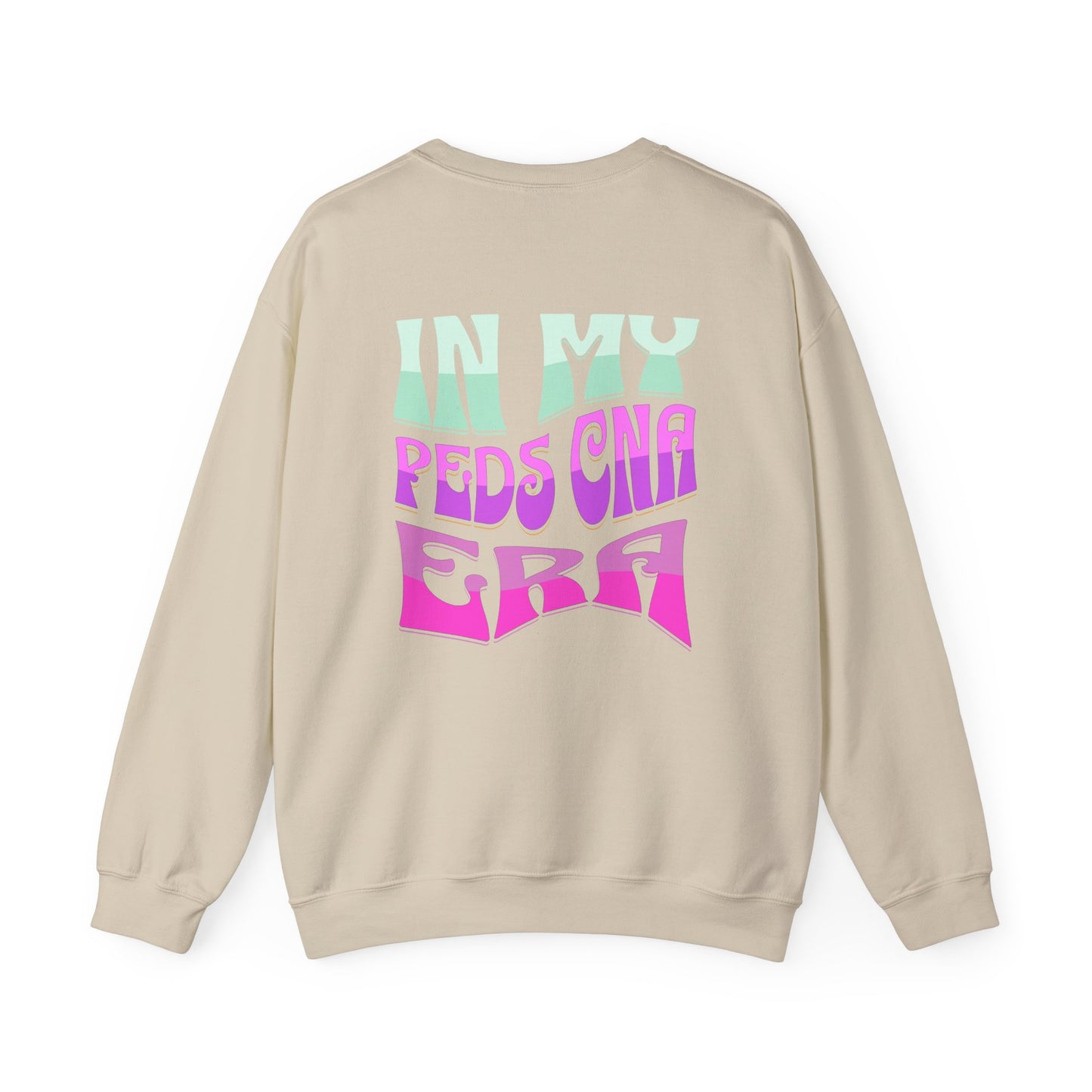 Crewneck Sweatshirt, In My Peds CNA Era, Certified Nursing assistant, Nurse Gift, Medical Sweatshirt, Healthcare Top, Nursing School Gift, CNA