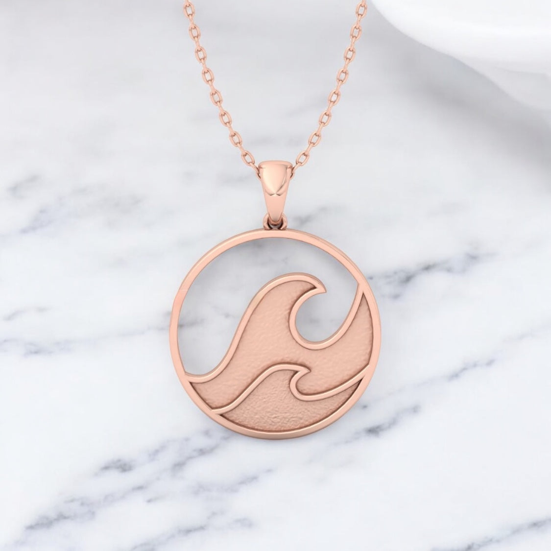 Wave Sterling Silver Necklace