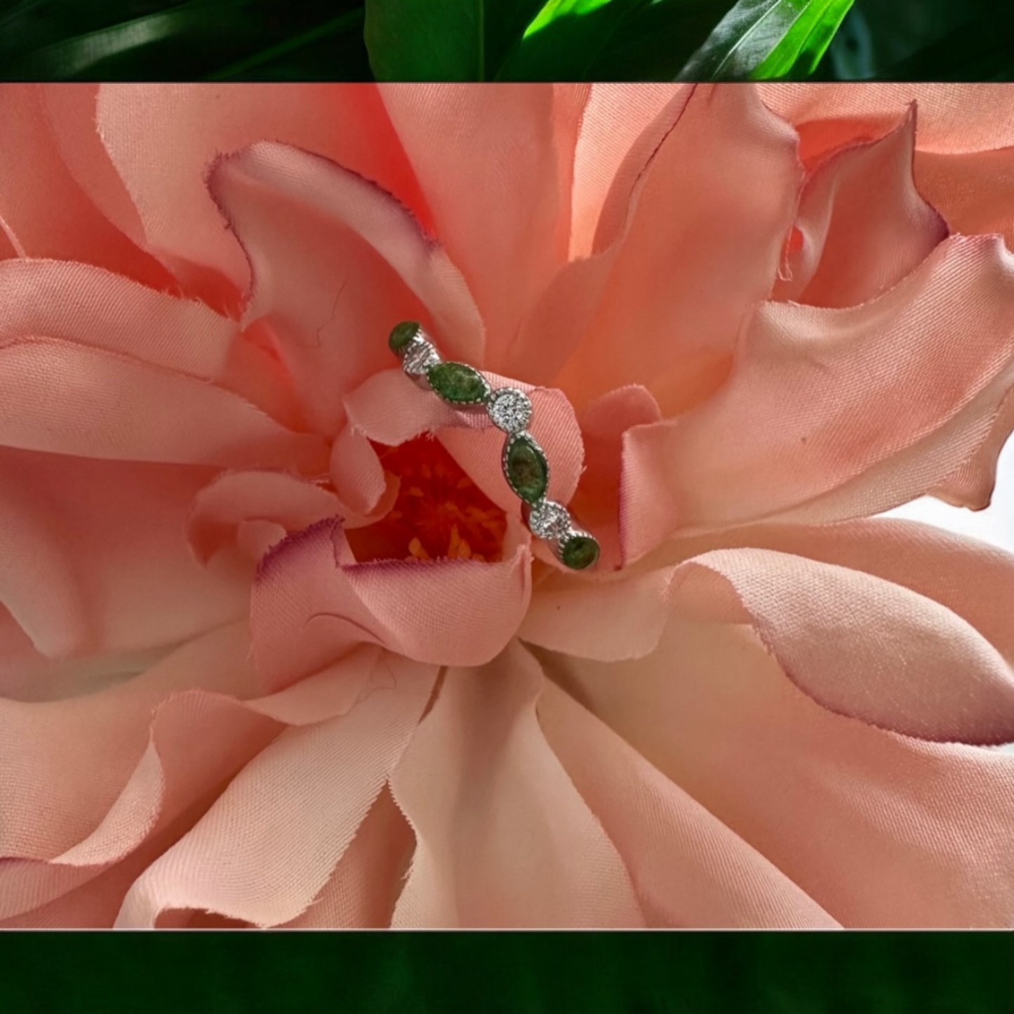 Bella Sterling Silver Ring 1/2 Band