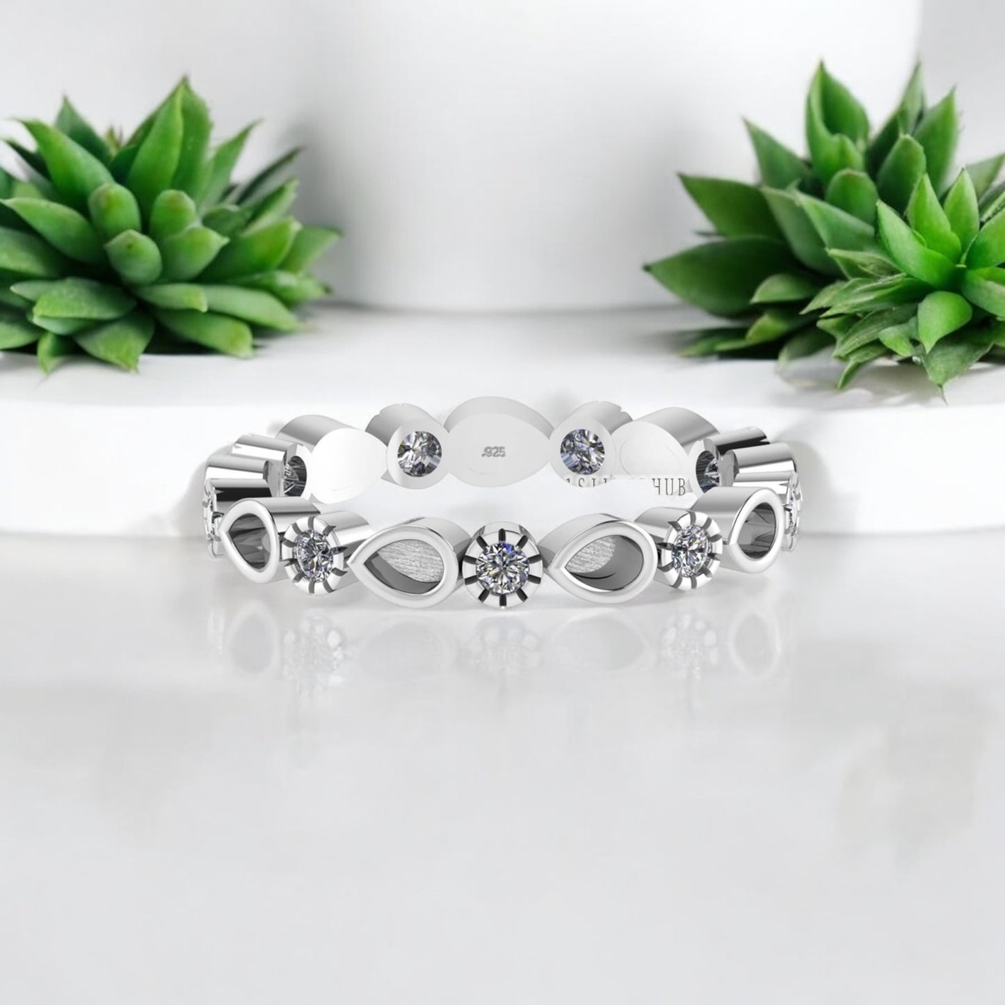 Bellarosa Sterling Silver Ring