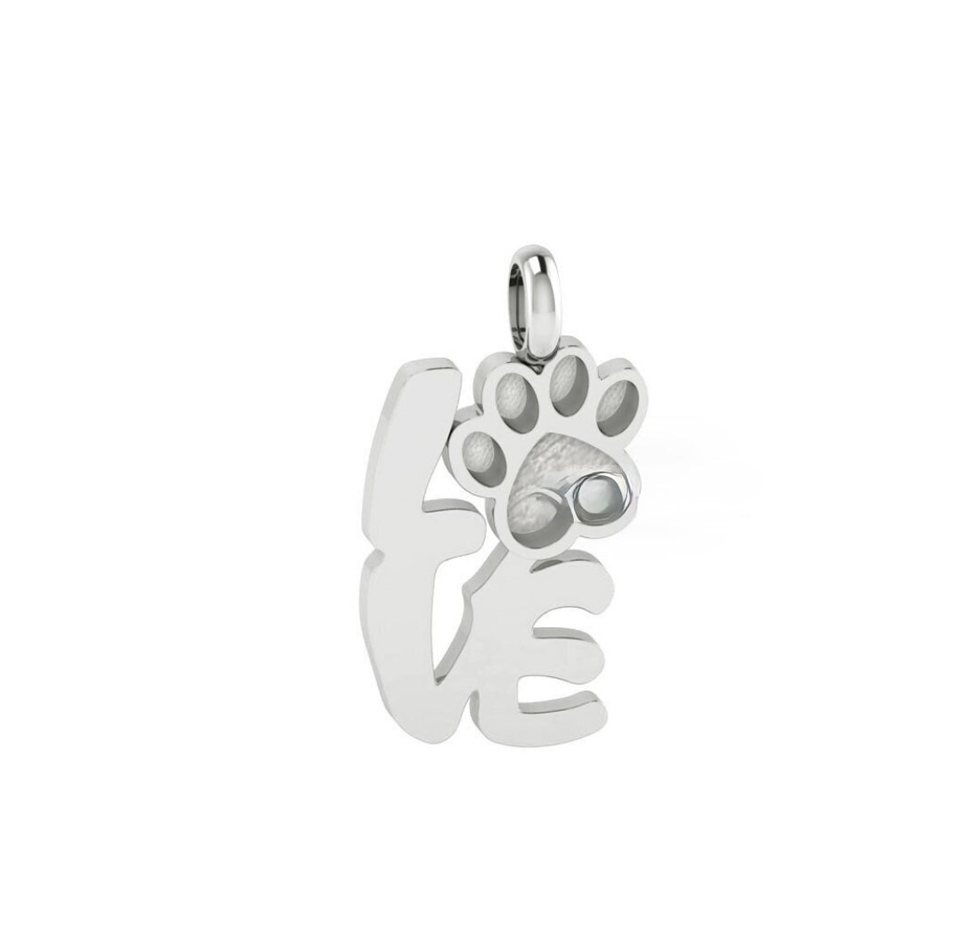 Pet Love Paw Print Necklace