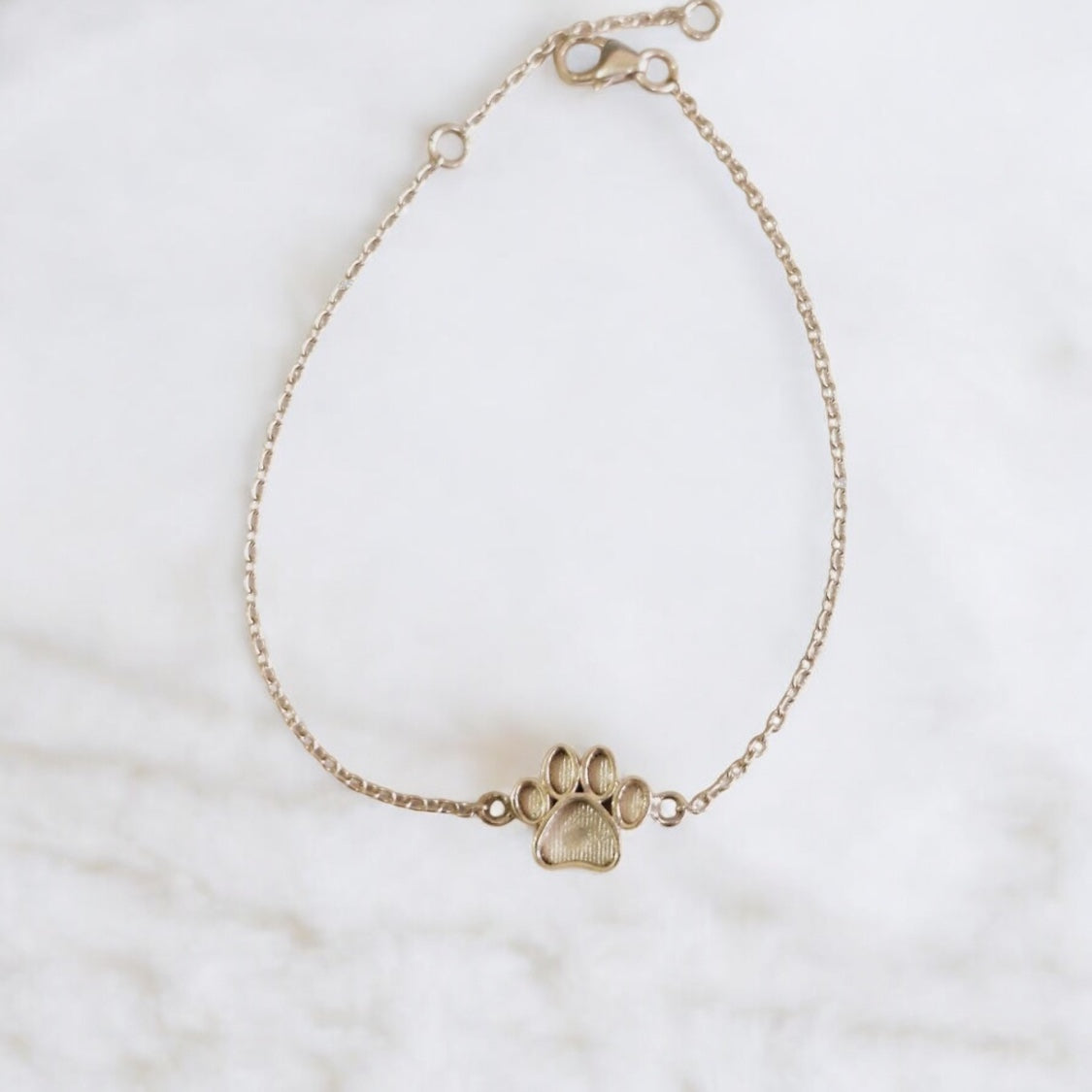 Paw Print Sterling Silver Bracelet