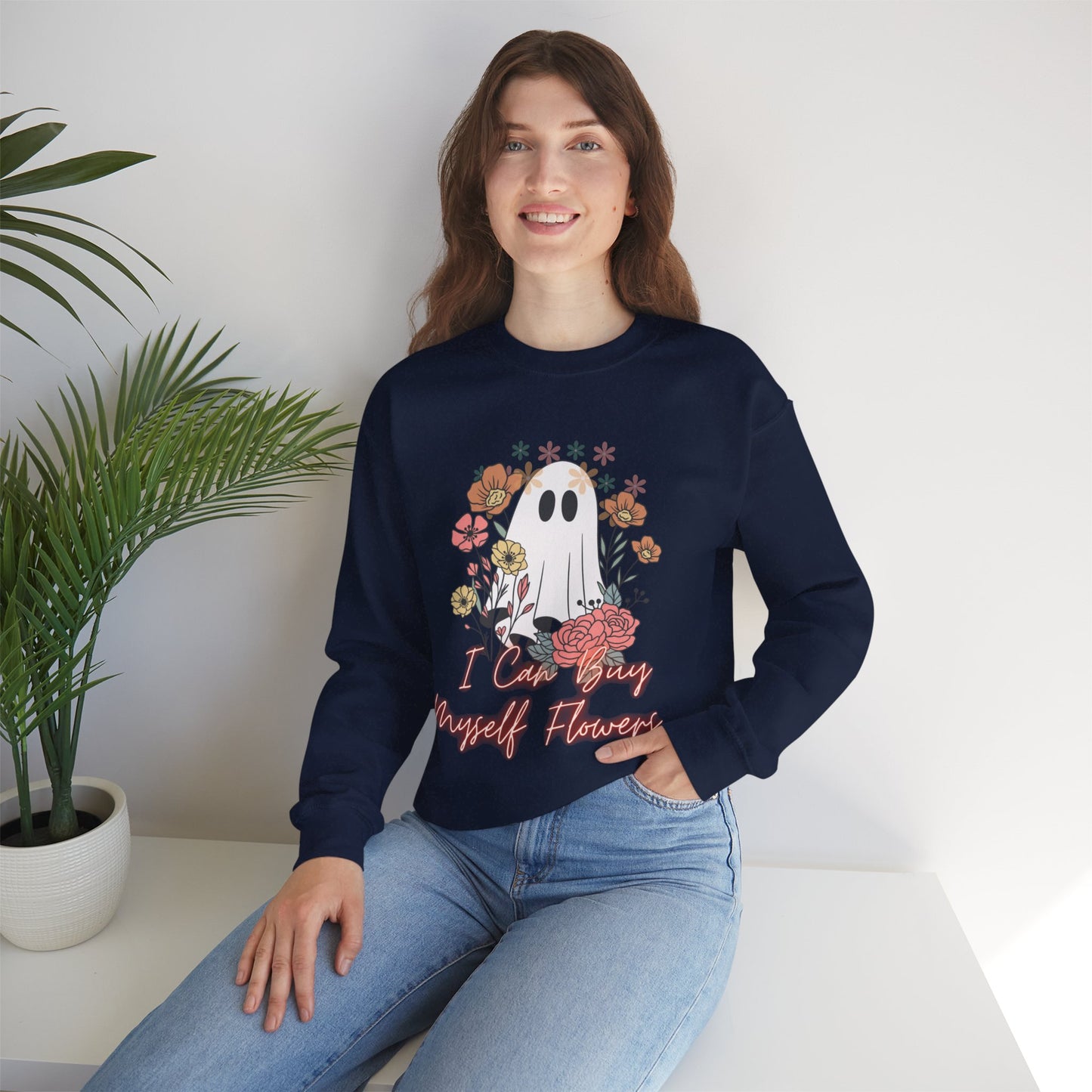 I can Buy myself Flowers Crewneck Sweatshirt