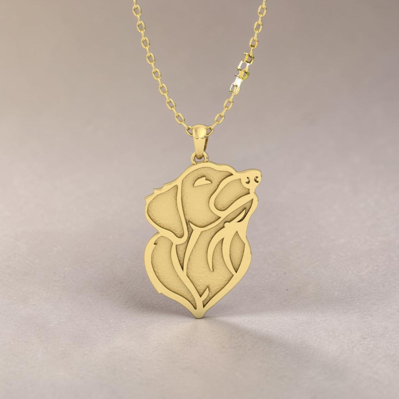 Pet Labrador, Retriever Sterling Silver Necklace