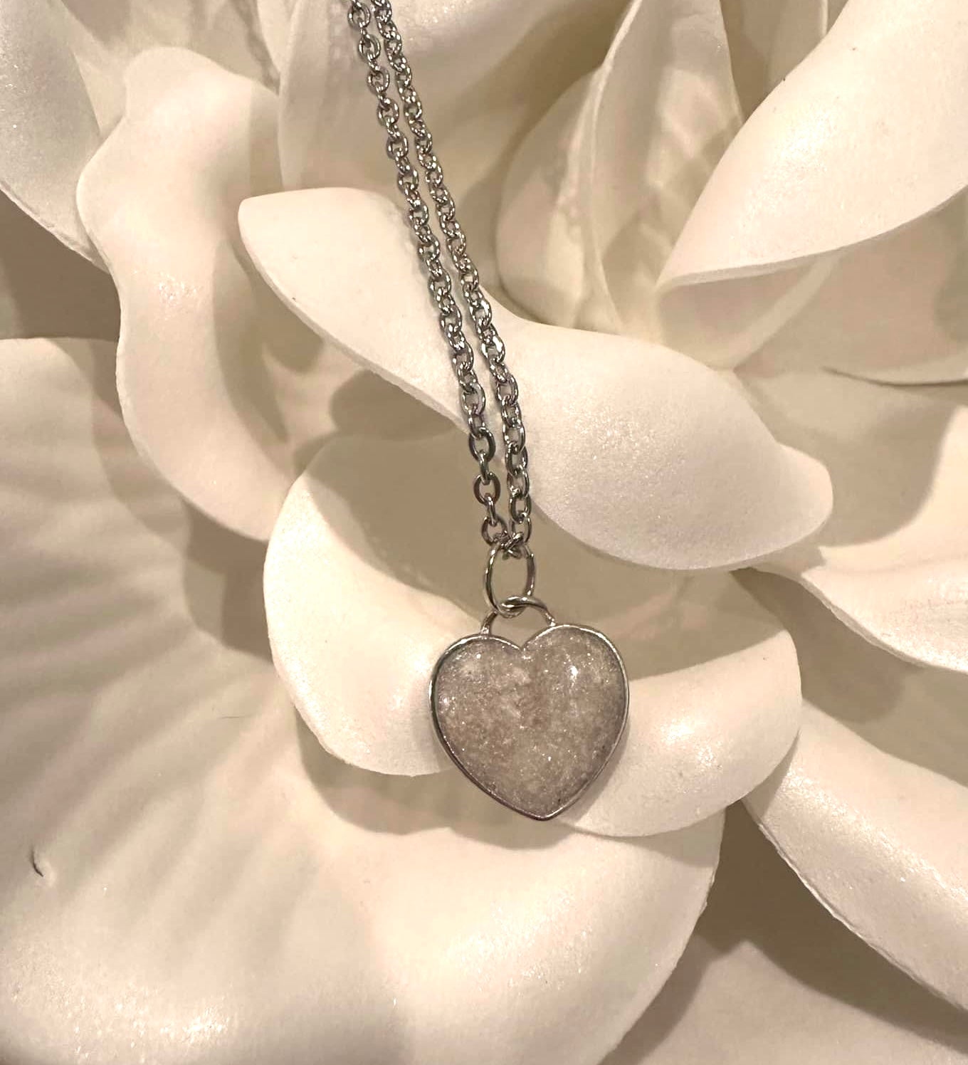 Gina Simple Heart Sterling Silver Necklace