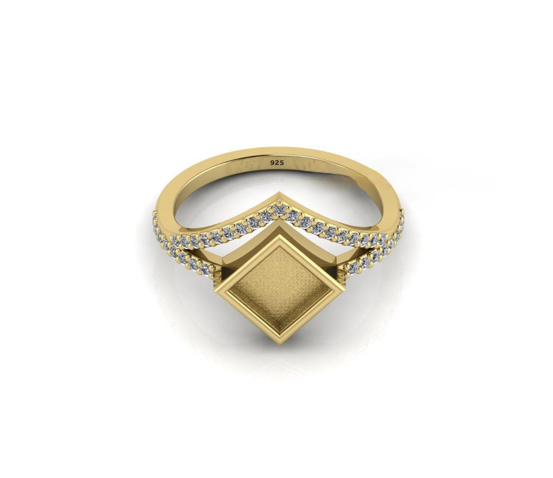 Diya Sterling Silver Ring