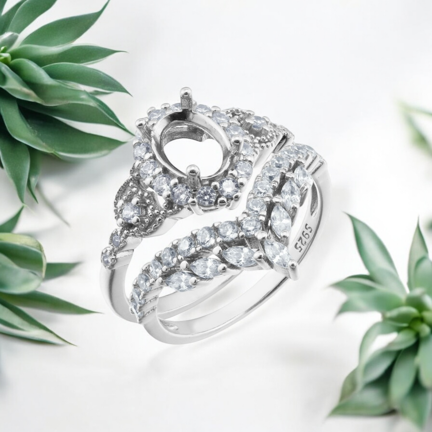 Ophelia Double Band Sterling Silver Ring