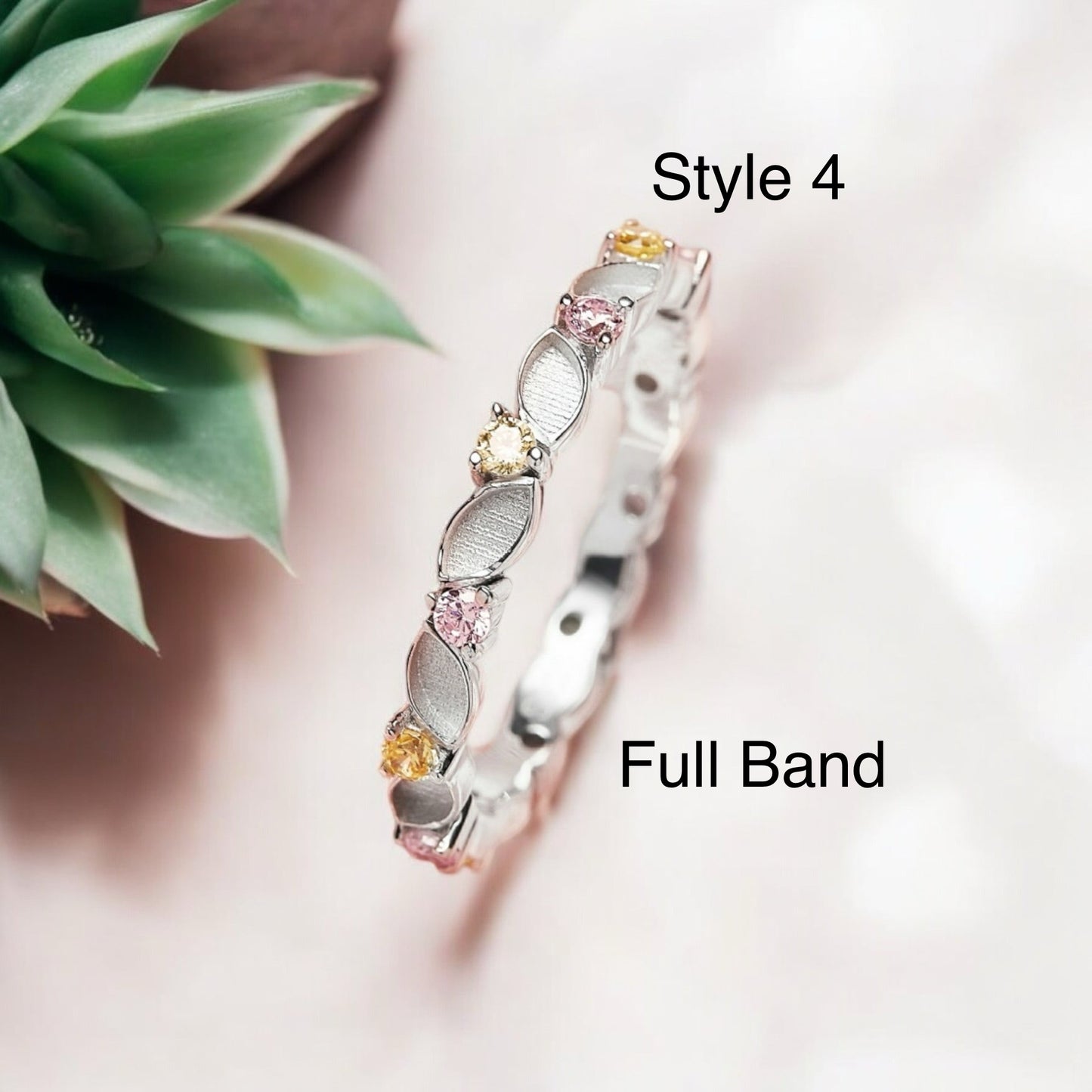 Raine Sterling Silver Ring (Multiple Birthstones)