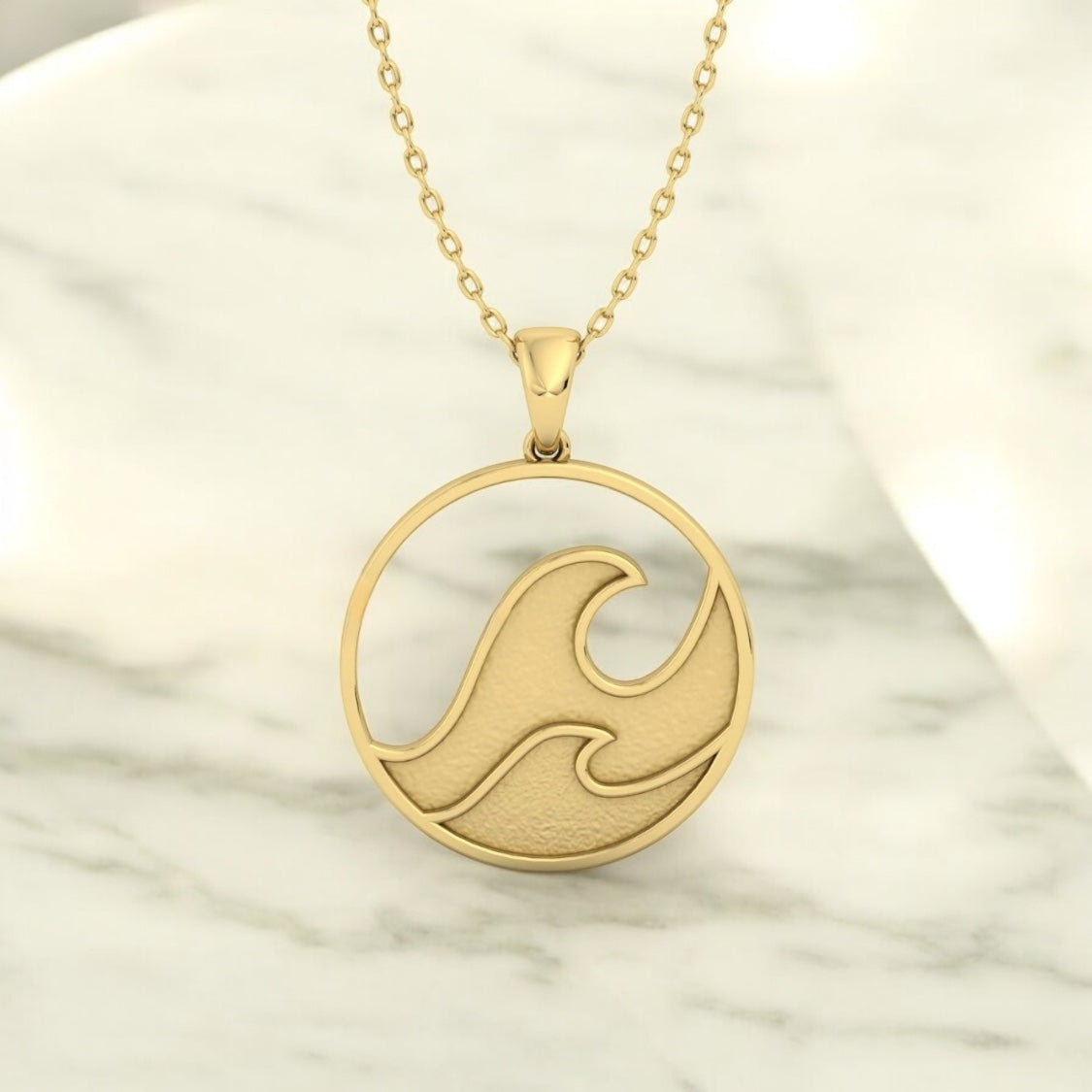 Wave Sterling Silver Necklace