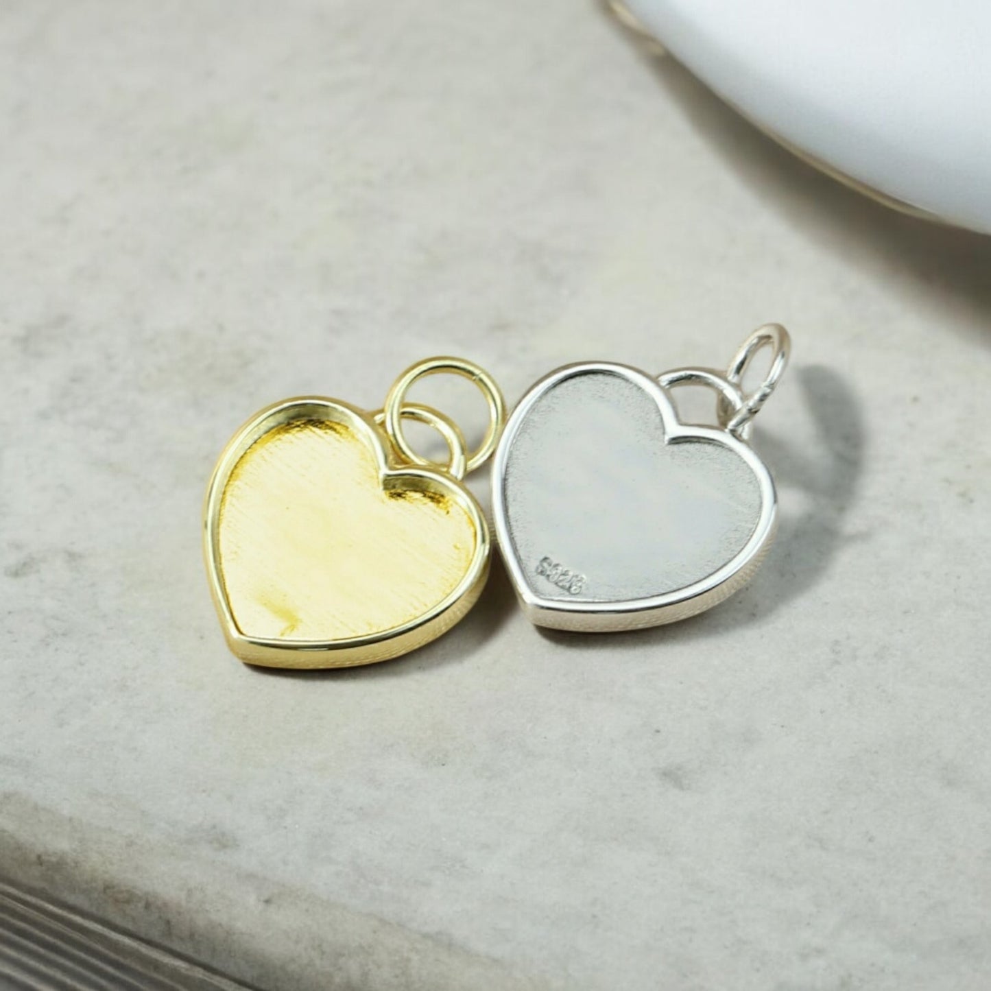 Gina Simple Heart Sterling Silver Necklace
