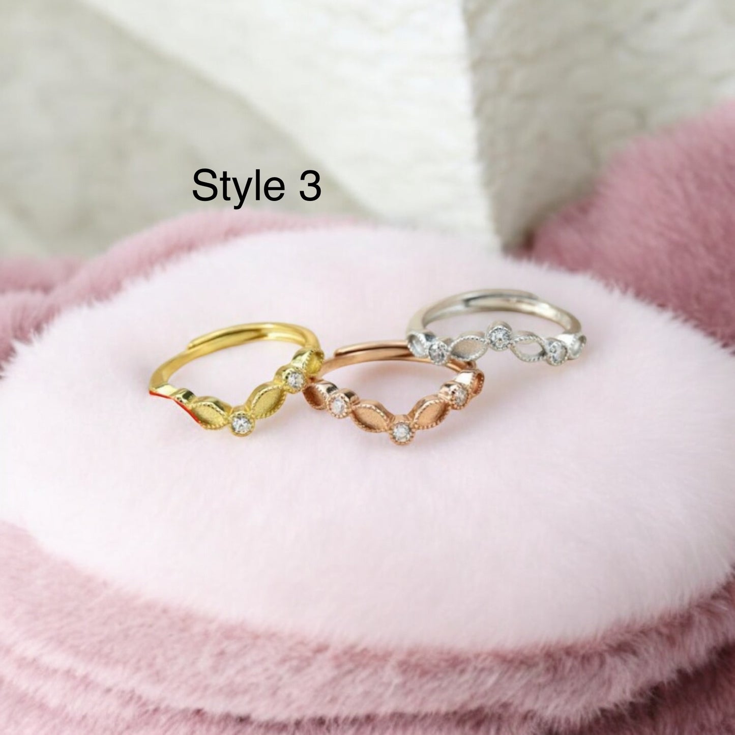 Bella Sterling Silver Ring 1/2 Band