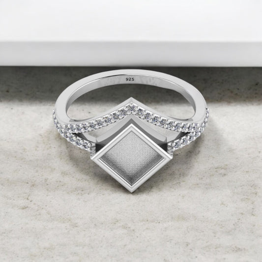 Diya Sterling Silver Ring