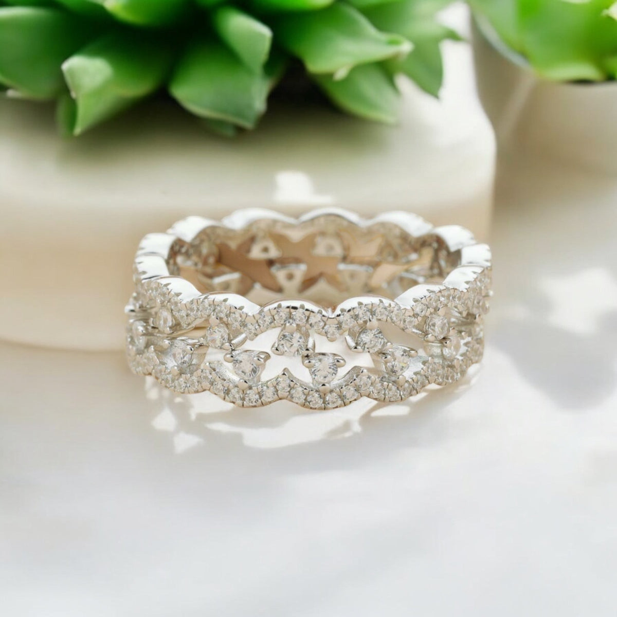 Accent Double Band Ring