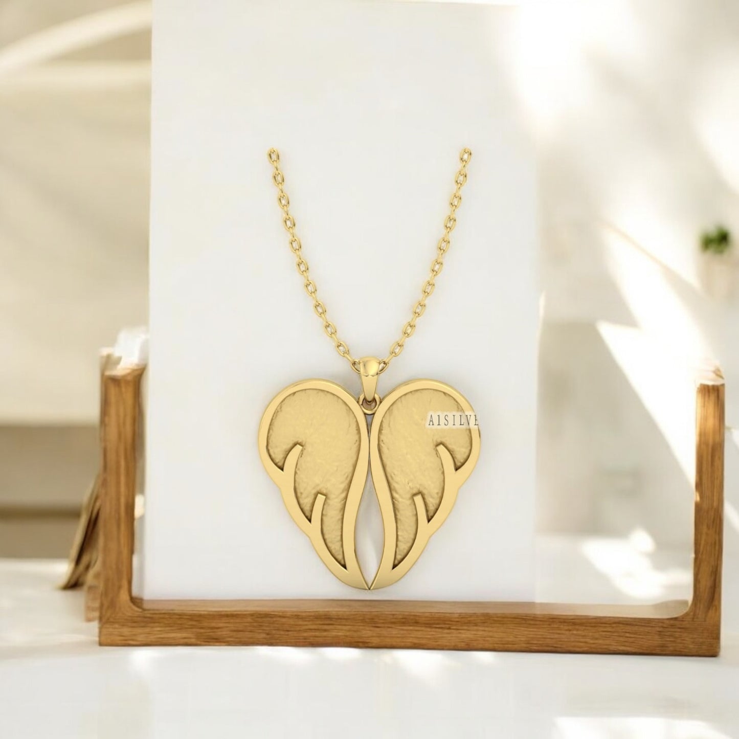 Angel Wings Sterling Silver Necklace