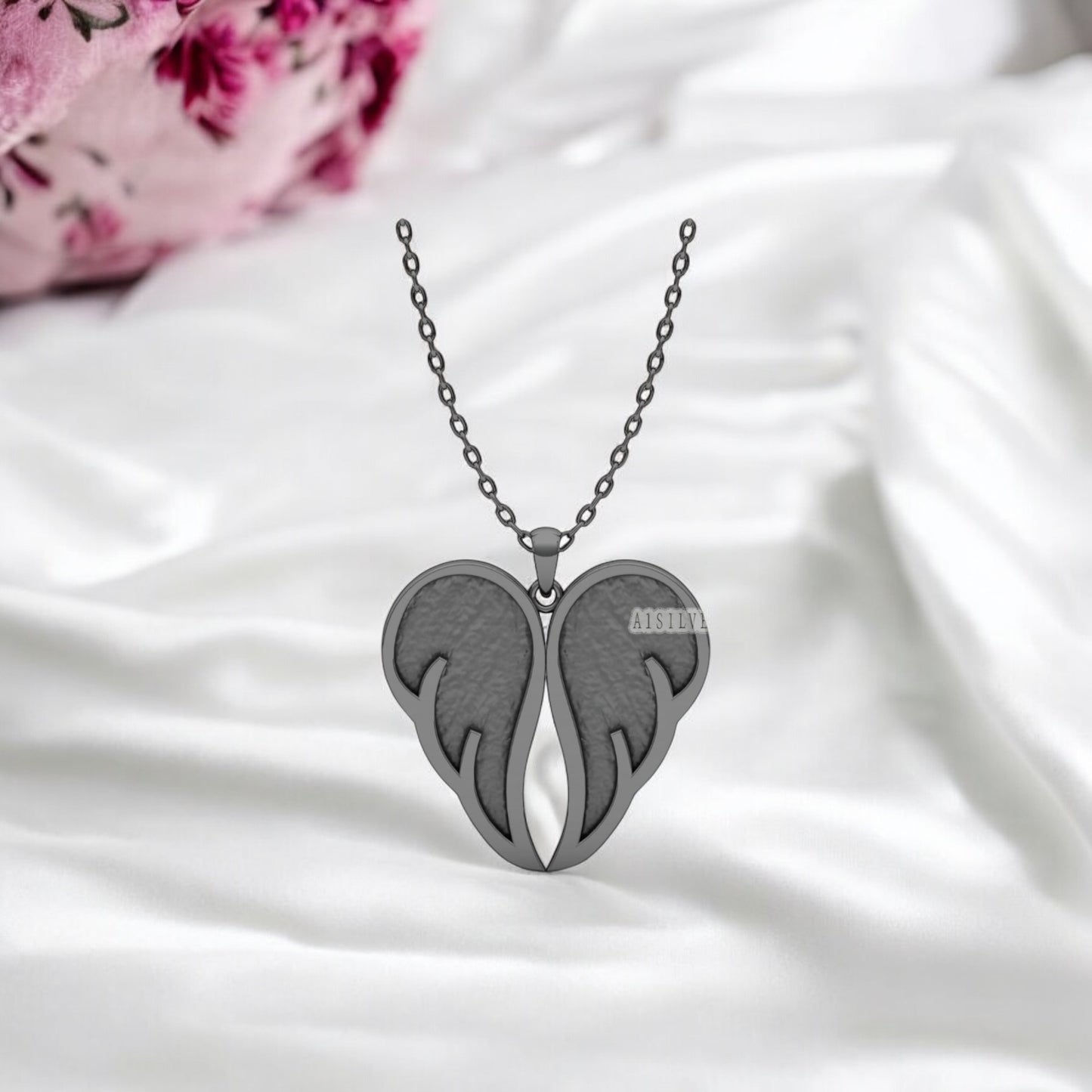 Angel Wings Sterling Silver Necklace