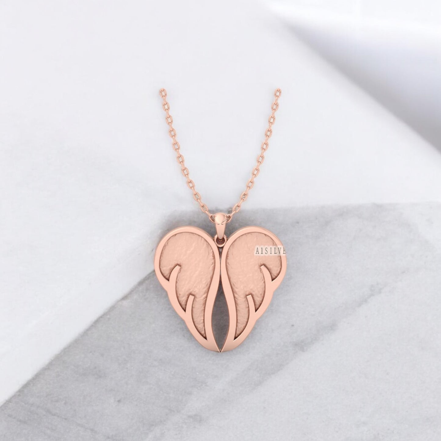Angel Wings Sterling Silver Necklace