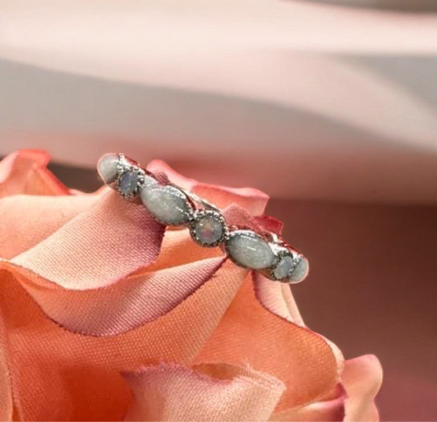 Bella Sterling Silver Ring 1/2 Band