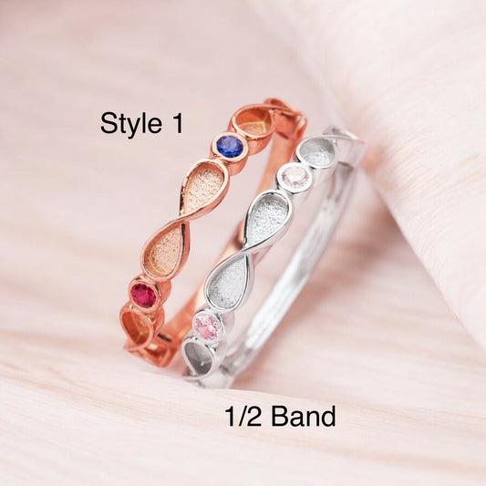 Raine Sterling Silver Ring (Multiple Birthstones)
