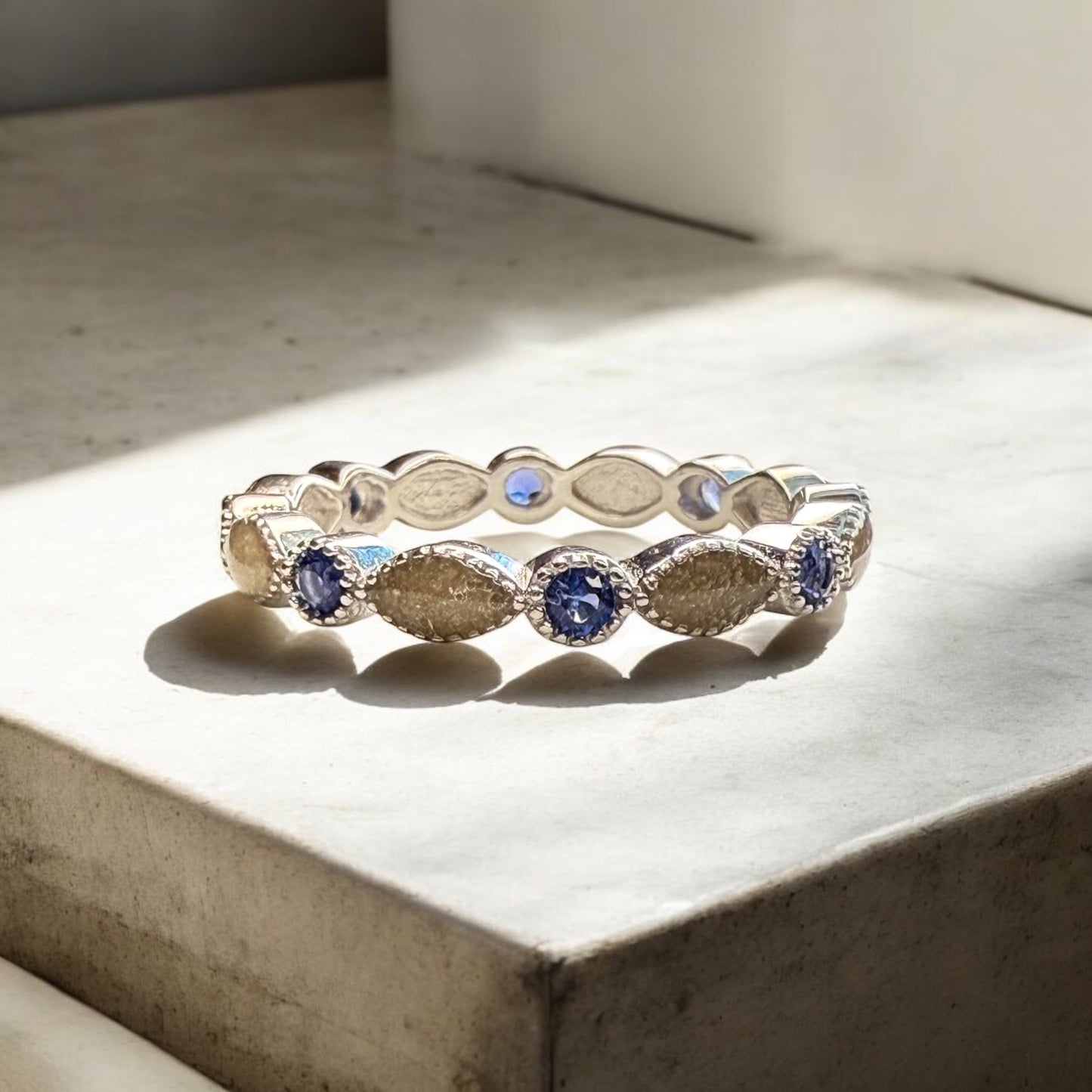 Bella Sterling Silver Ring Full Band