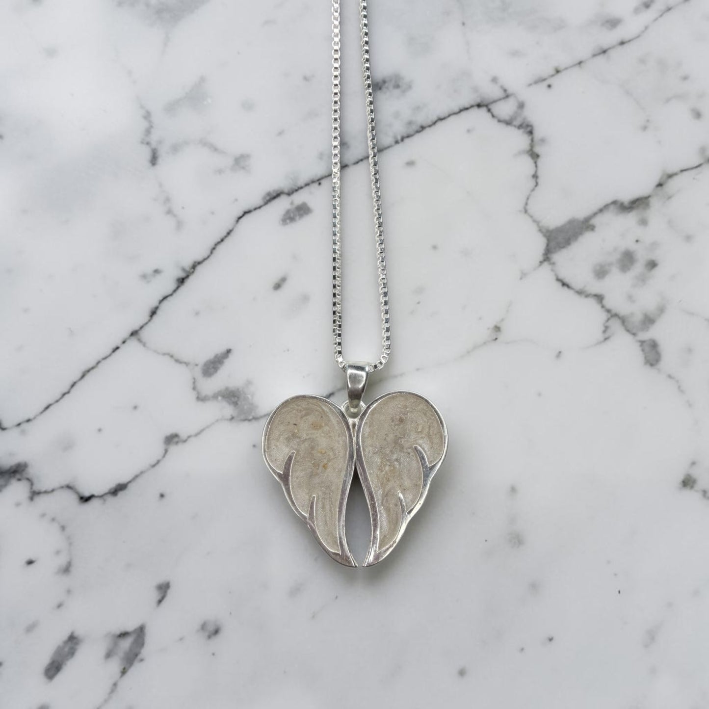 Angel Wings  Sterling Silver Necklace