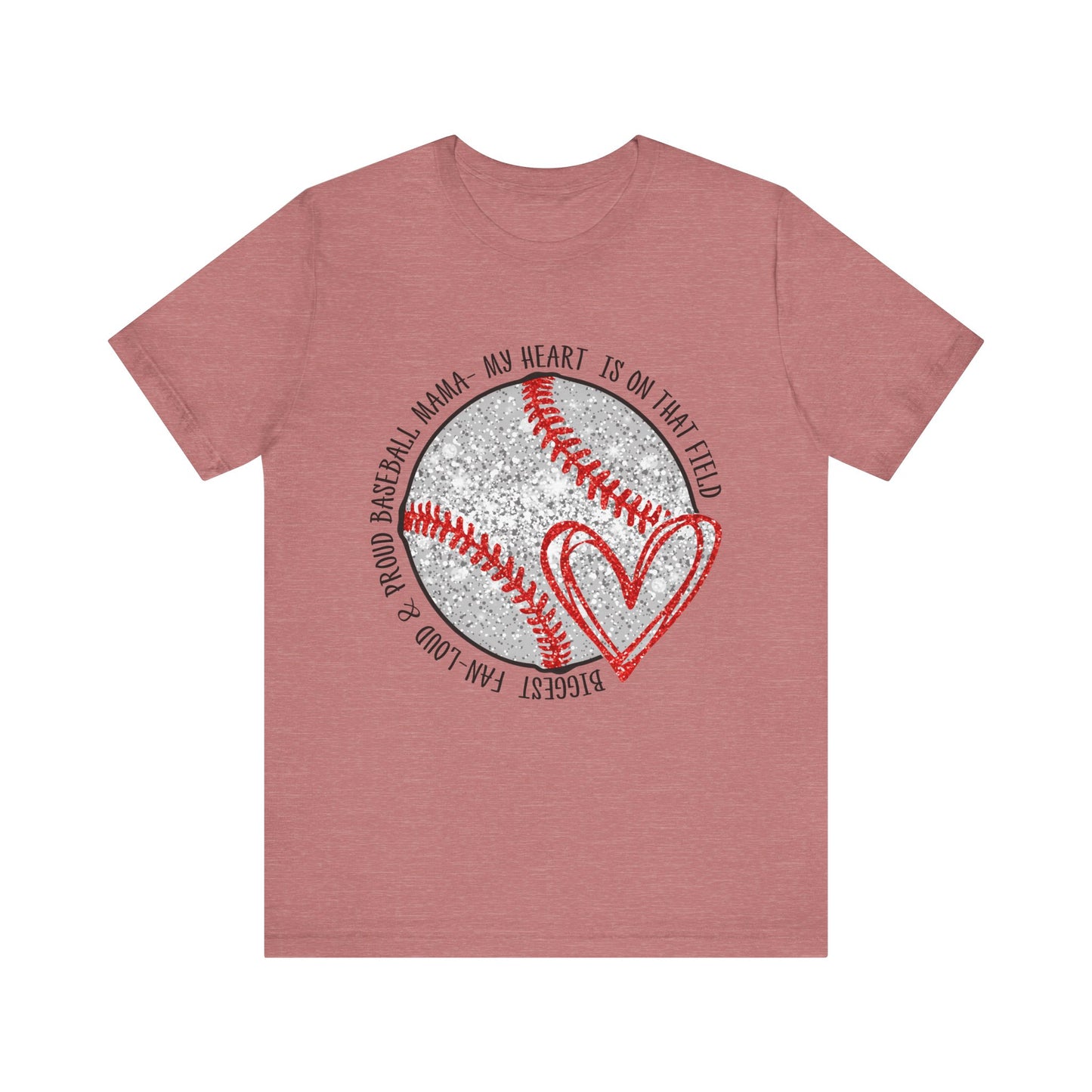 Baseball Heart Short Sleeve