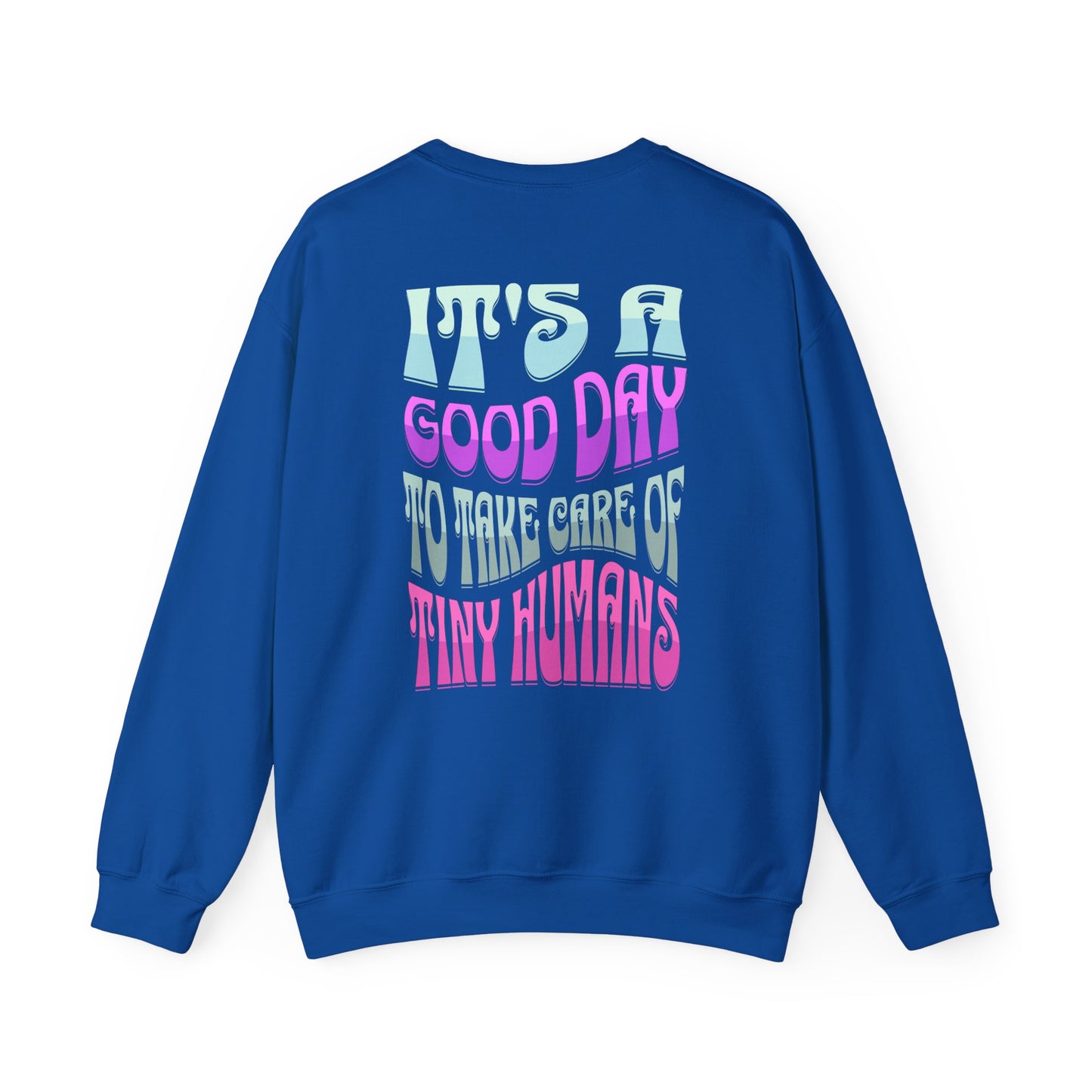 It's A Good Day NICU CNA Heavy Blend™ Crewneck Sweatshirt Front and Back