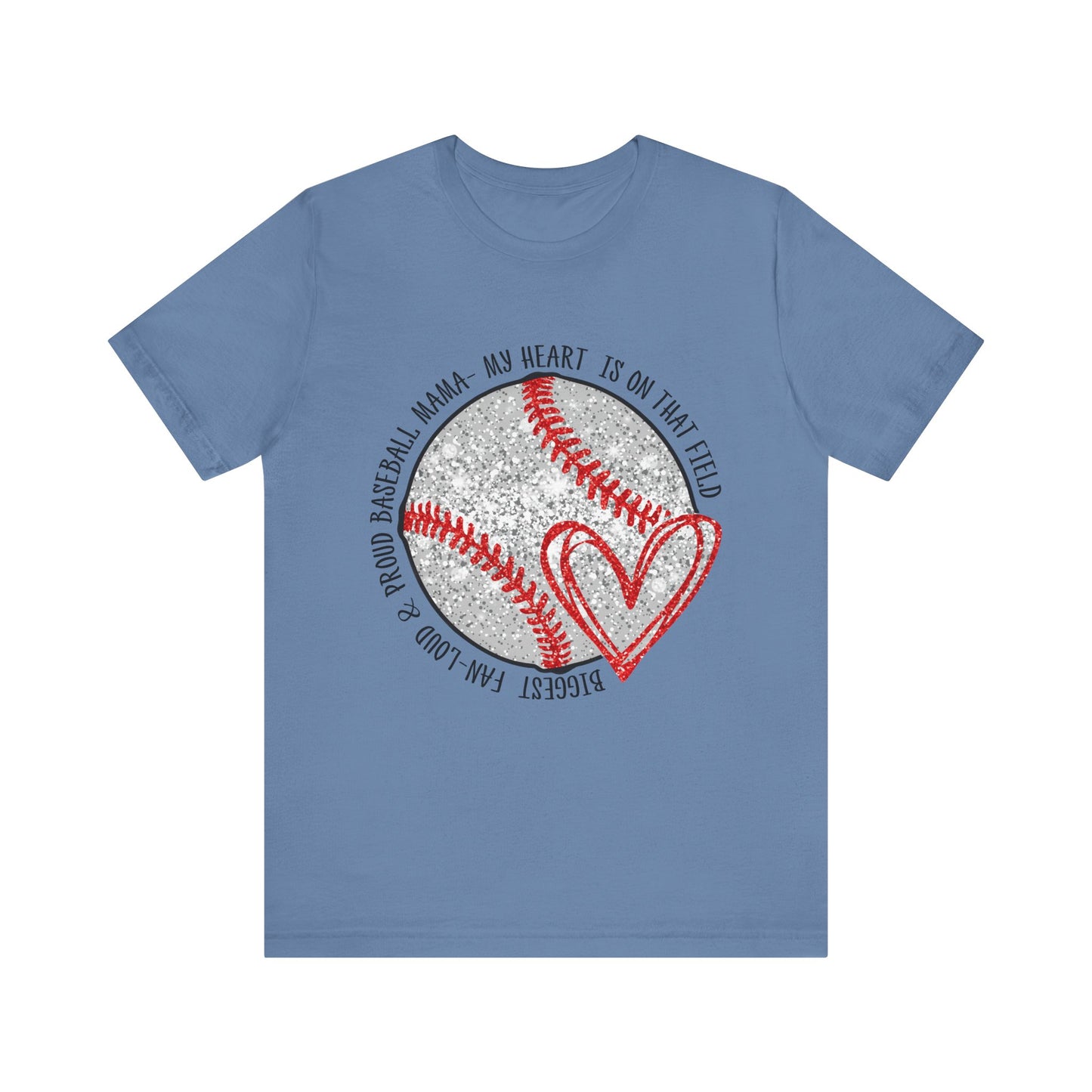 Baseball Heart Short Sleeve