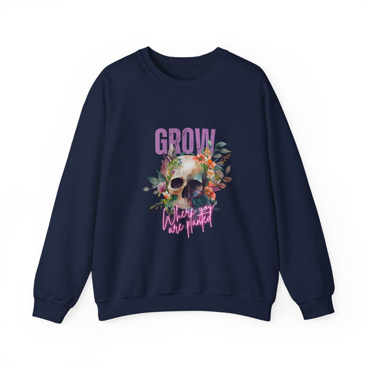 Grow Where You are Planted Heavy Blend™ Crewneck Sweatshirt