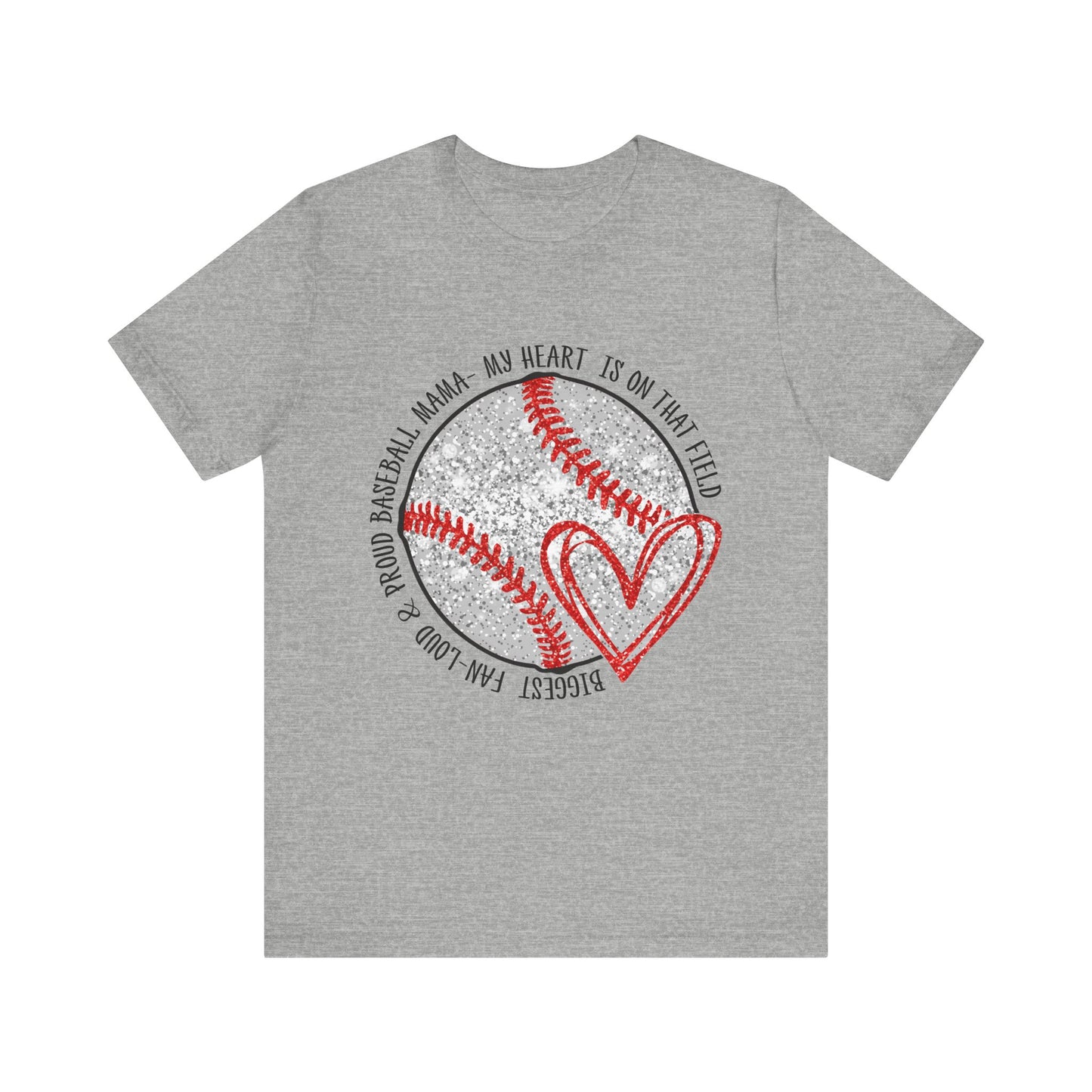 Baseball Heart Short Sleeve