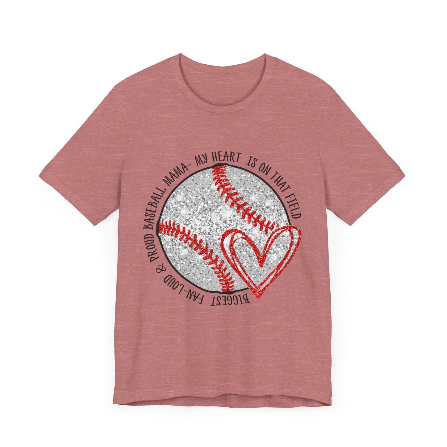 Baseball Heart Short Sleeve