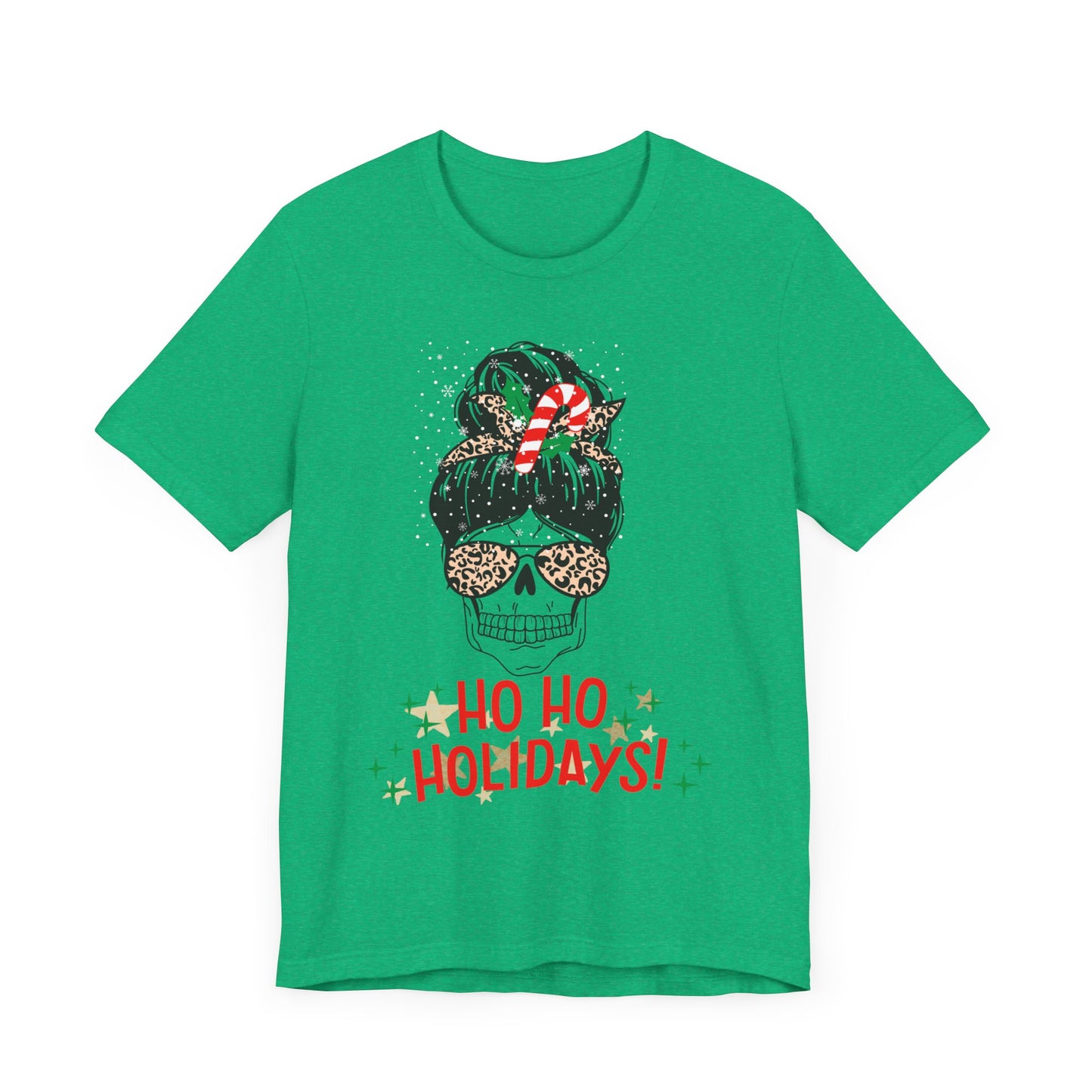 Ho Ho Holidays Jersey Short Sleeve Tee