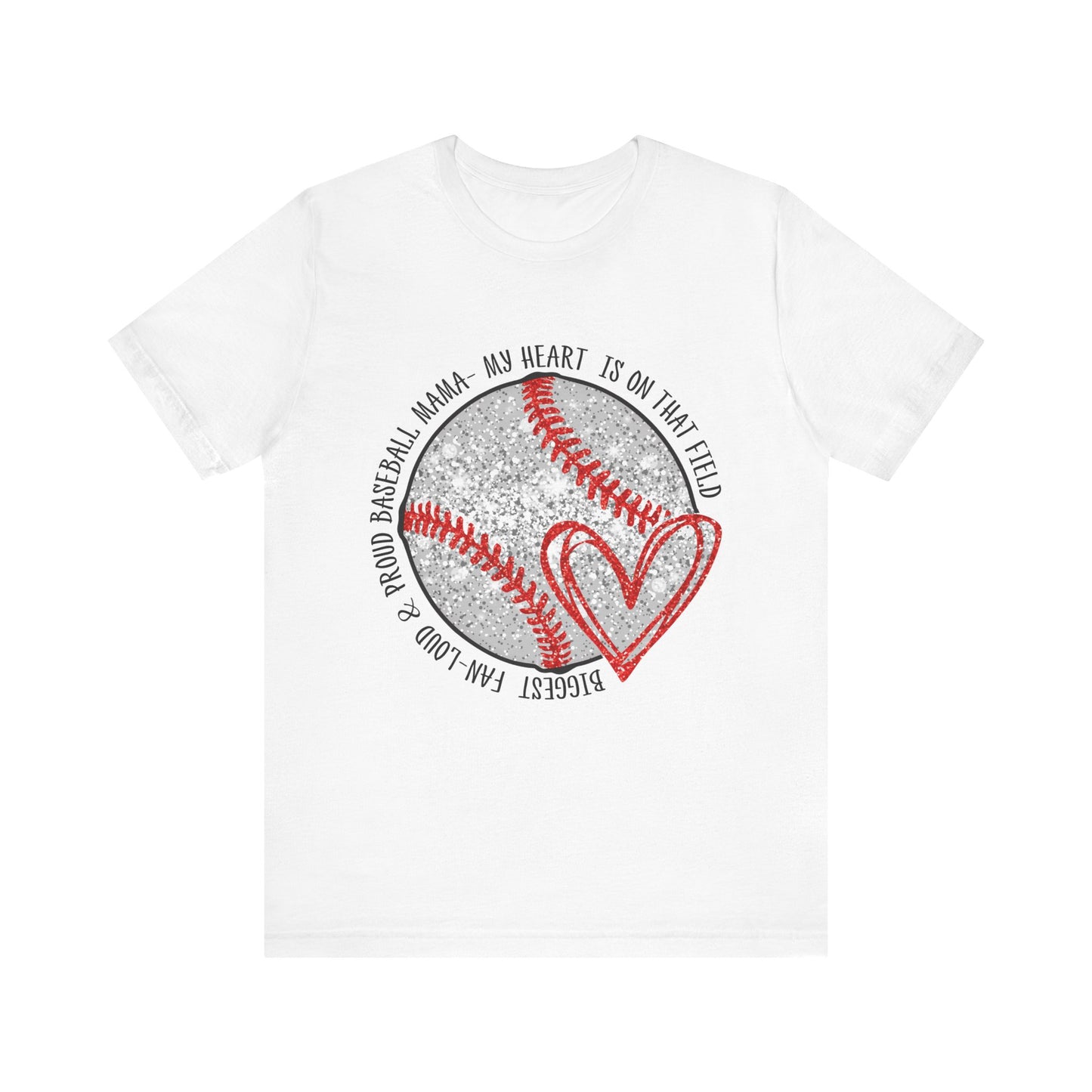 Baseball Heart Short Sleeve