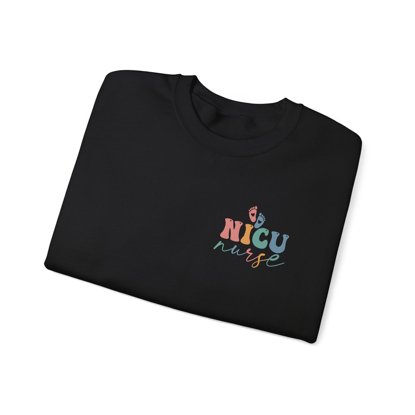 Its A Good Day NICU Nurse Heavy Blend™ Crewneck Sweatshirt Front and Back