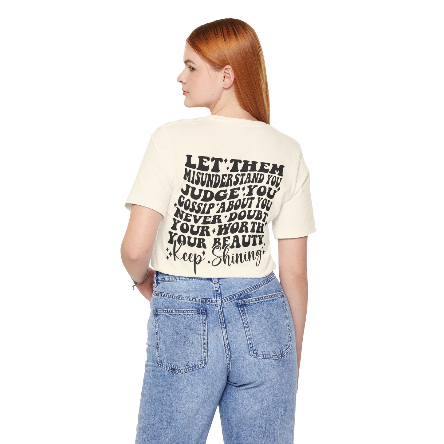 Let Them Jersey Short Sleeve Tee