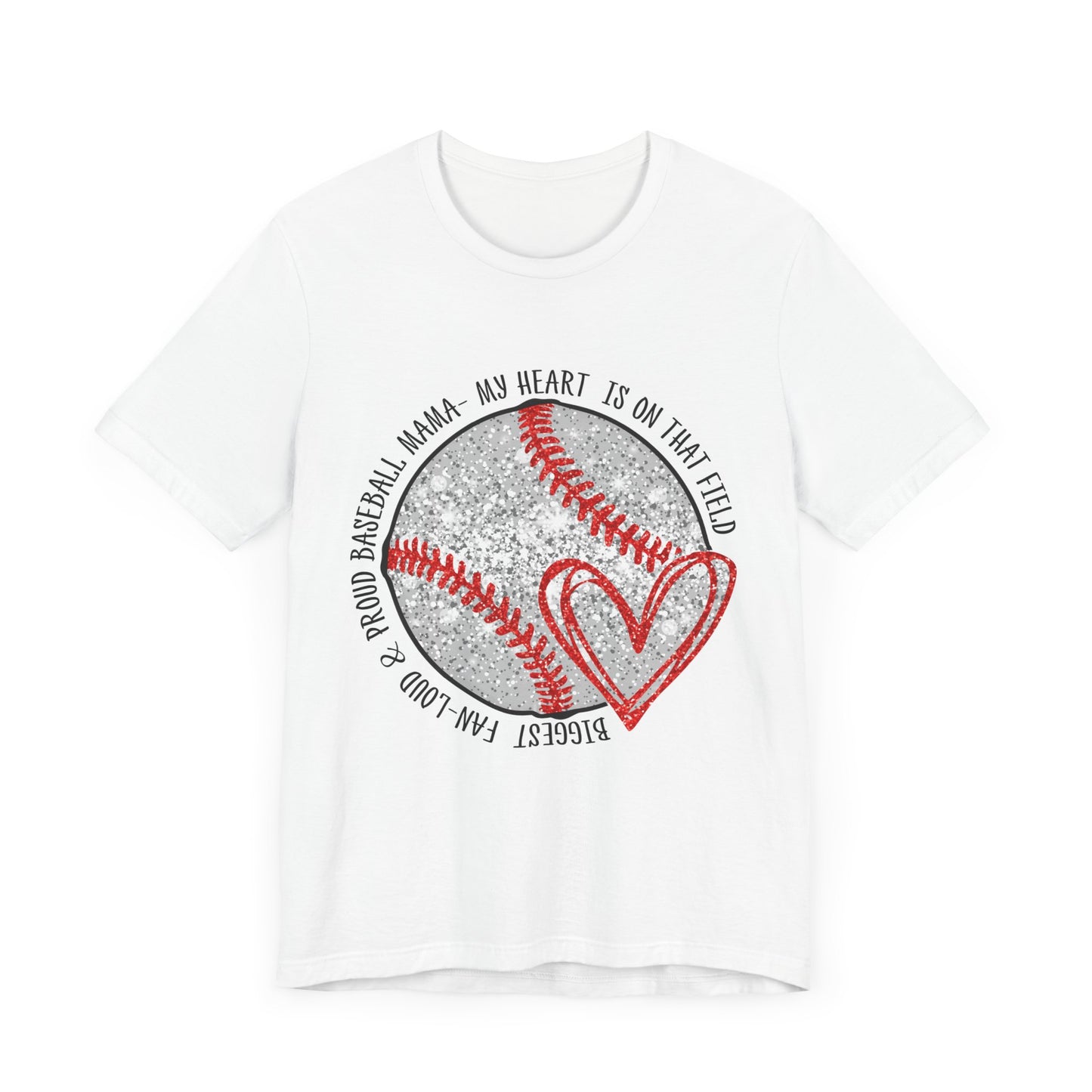 Baseball Heart Short Sleeve