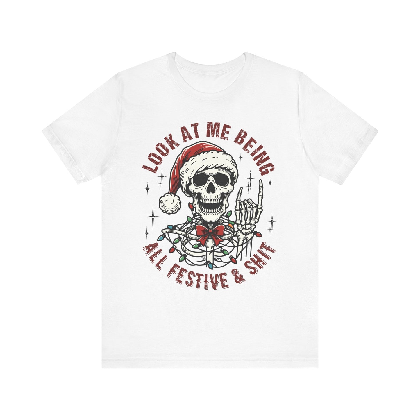 Festive Jersey Short Sleeve Tee