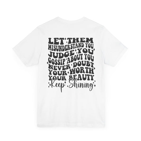 Let Them Jersey Short Sleeve Tee