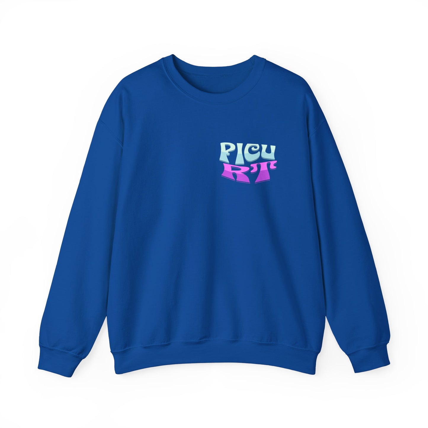 PICU Respiratory Therapist Sweatshirt, Medical Professional Crewneck Jumper, Healthcare Worker Pullover, Hospital Staff Gift, Critical Care