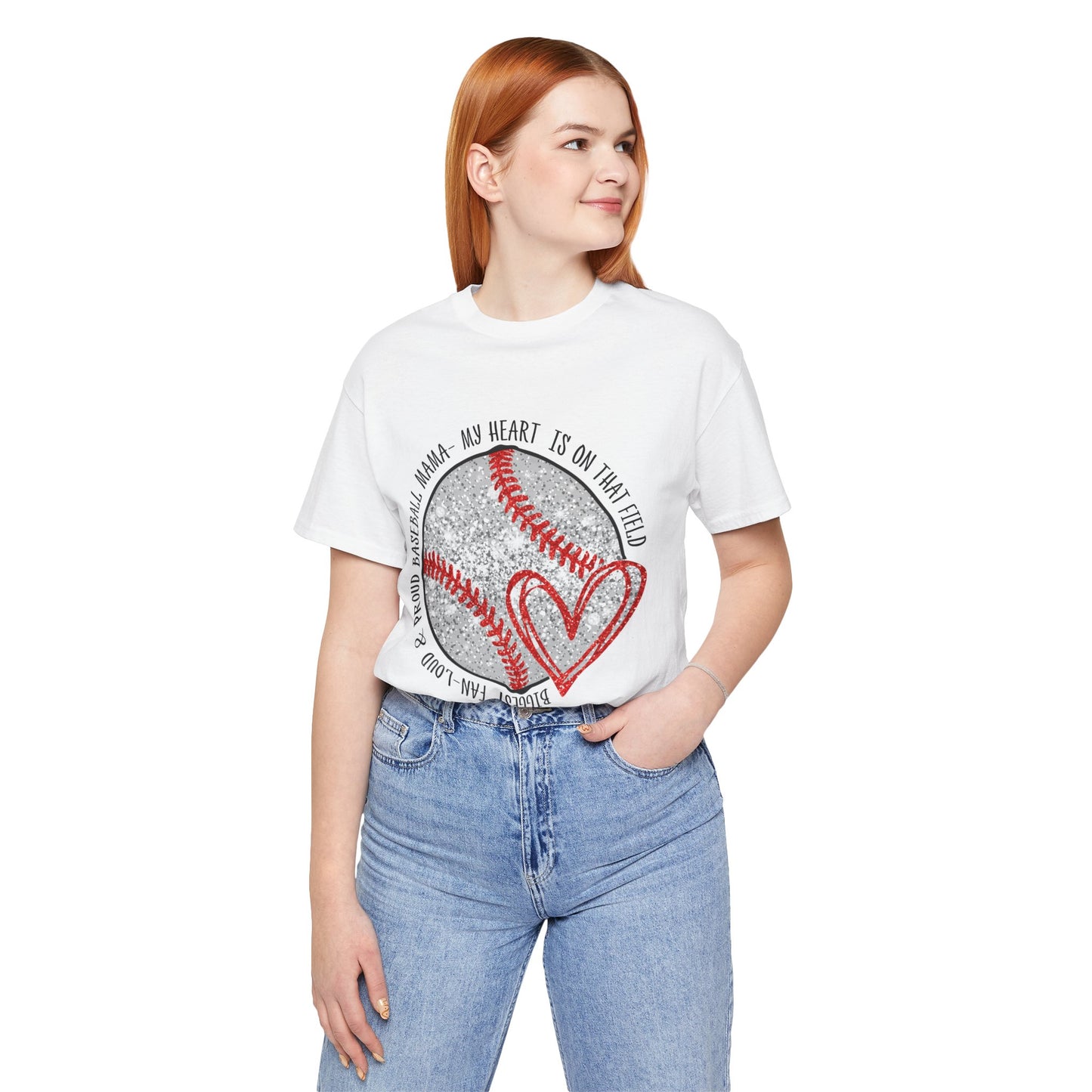 Baseball Heart Short Sleeve