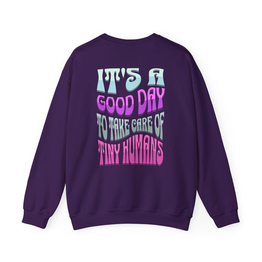 It's A Good Day Peds CNA Heavy Blend™ Crewneck Sweatshirt Front and Back