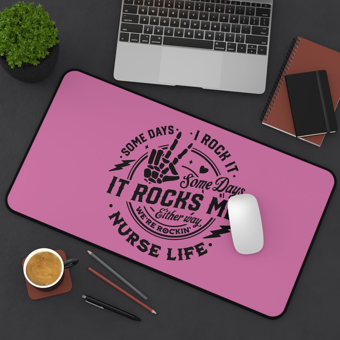 Nurse Rocks Desk Mat