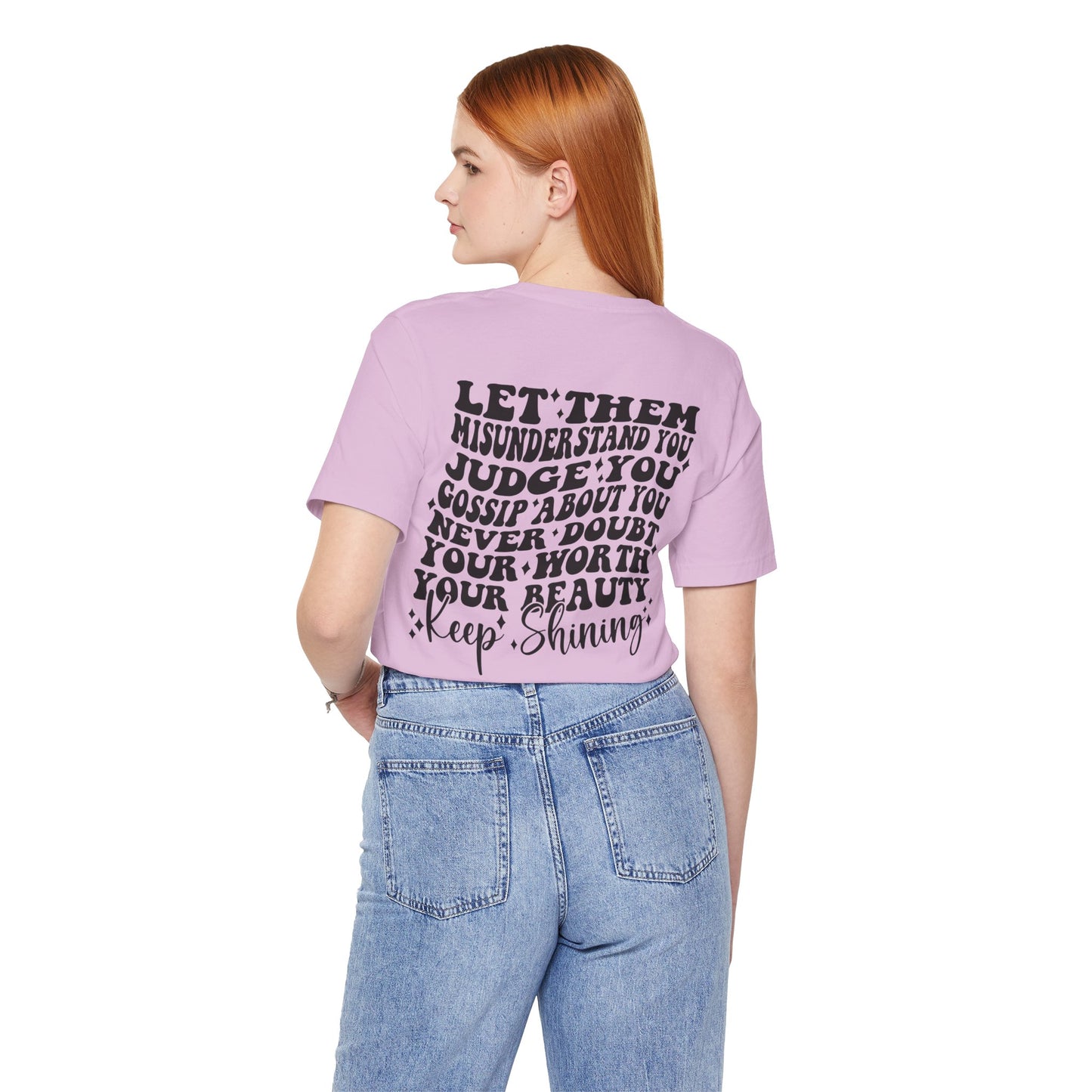 Let Them Jersey Short Sleeve Tee