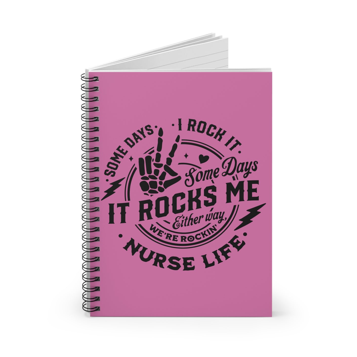 Nurse Rocks Spiral Notebook - Ruled Line