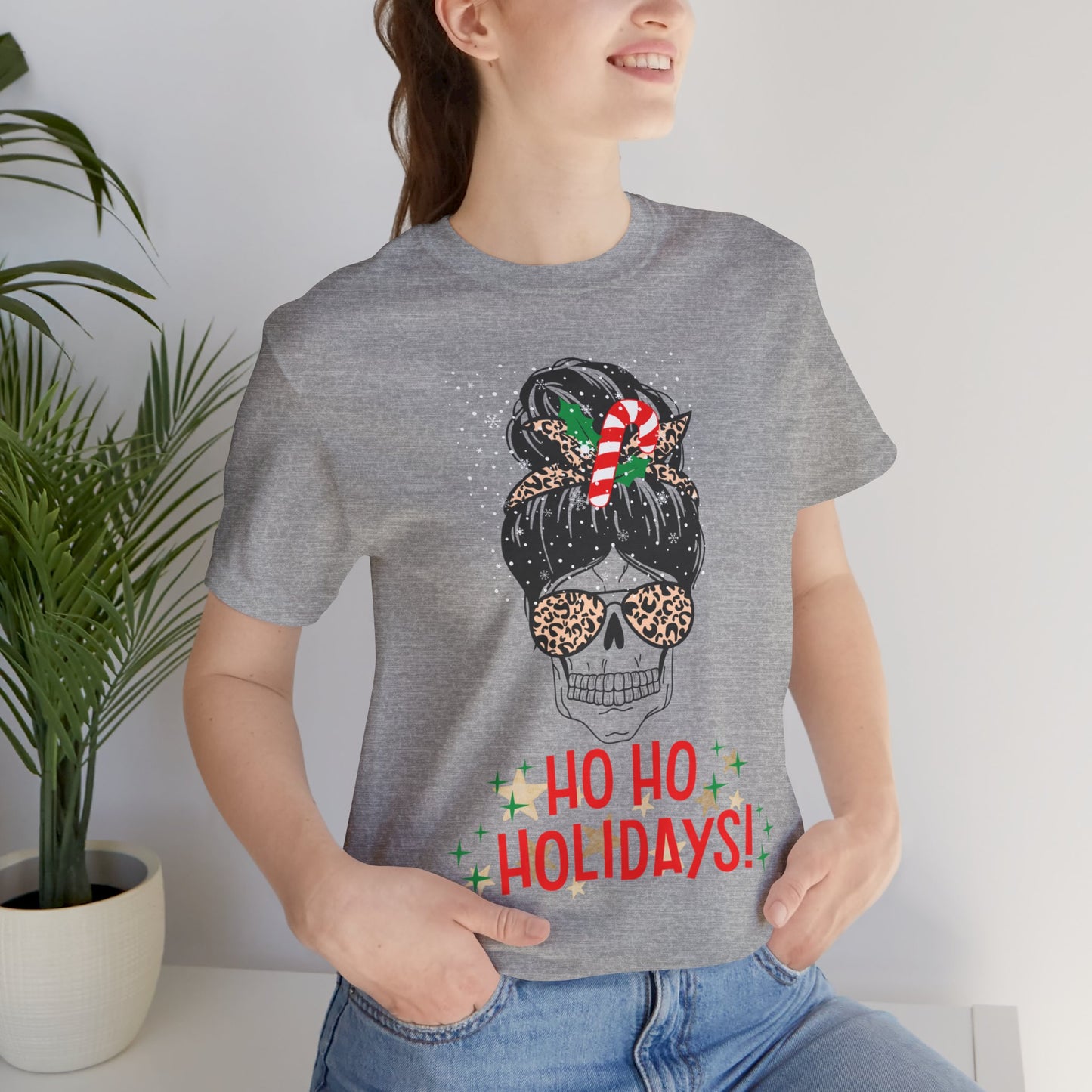 Ho Ho Holidays Jersey Short Sleeve Tee