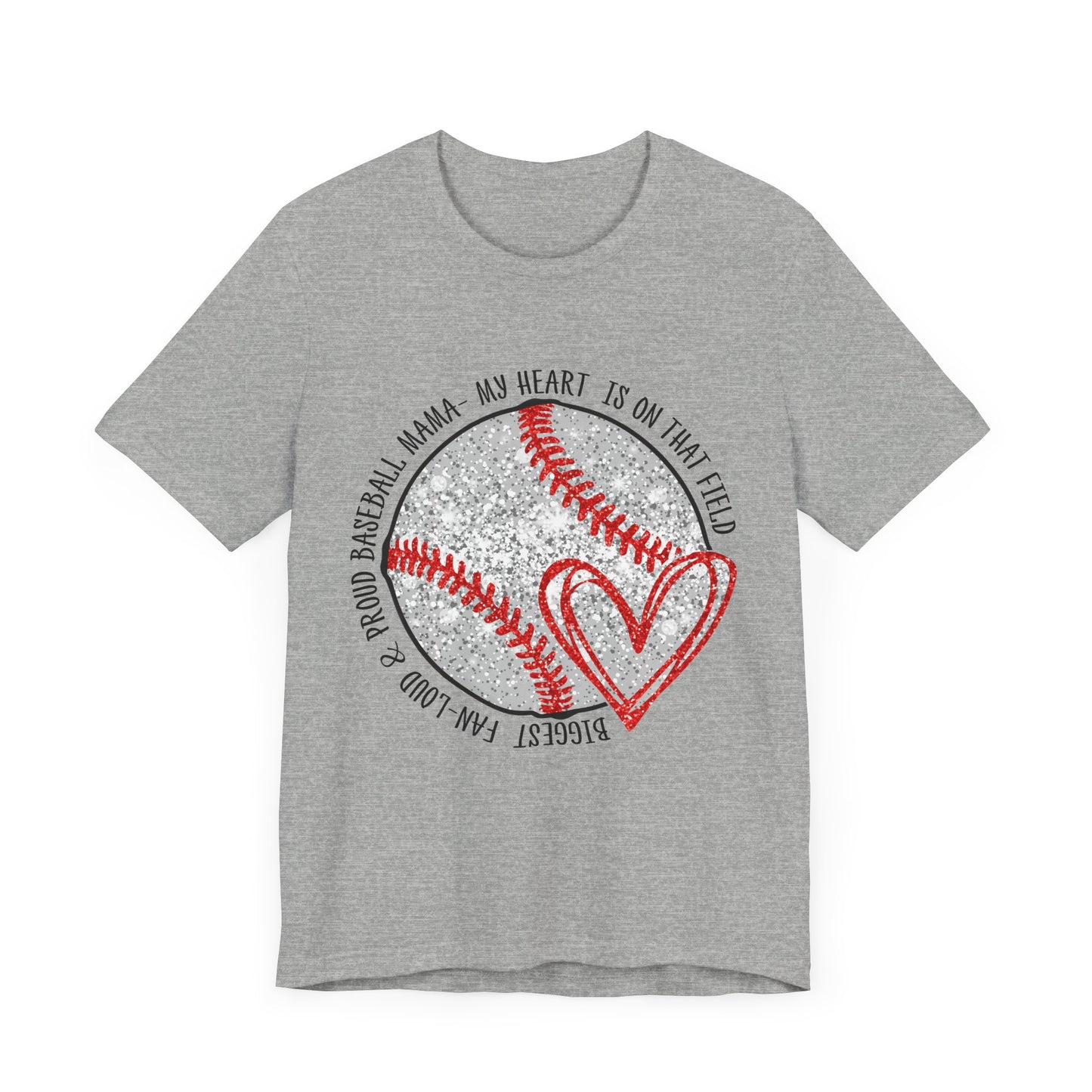 Baseball Heart Short Sleeve